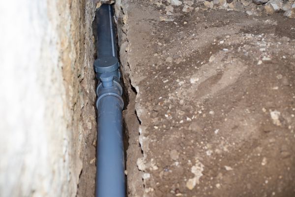 Drain Line Installation in Hopkins