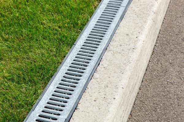 Courtyard Drain Installation in Hopkins